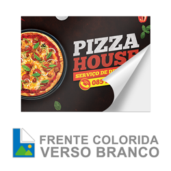 Placa PVC Adesivado - 2mm - Frente 